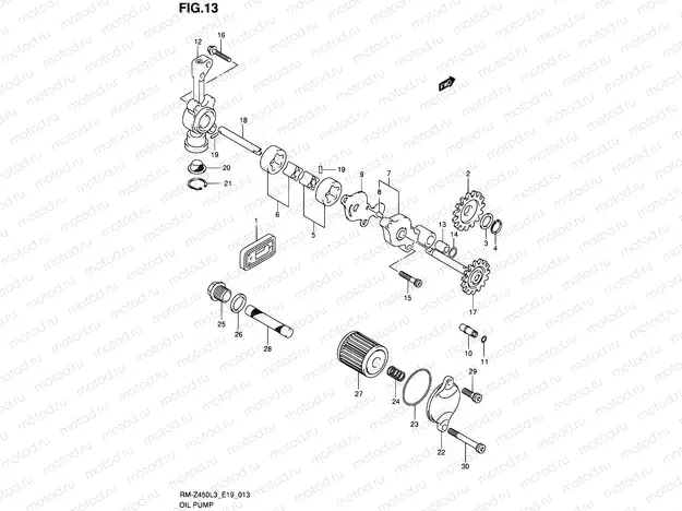 13 - OIL PUMP