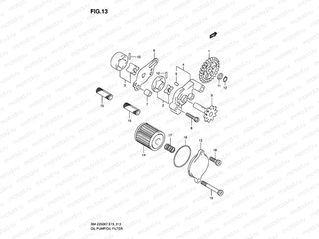 13 - OIL PUMP/OIL FILTER