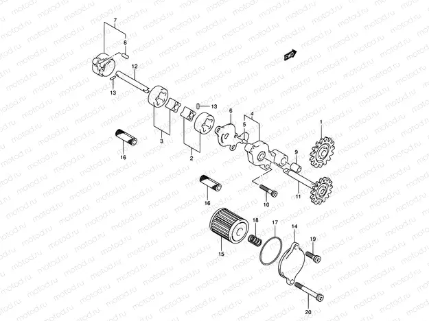 13 - OIL PUMP/OIL FILTER