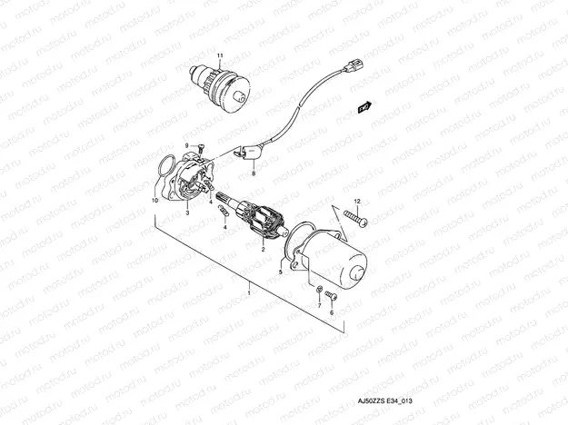 13 - STARTING MOTOR