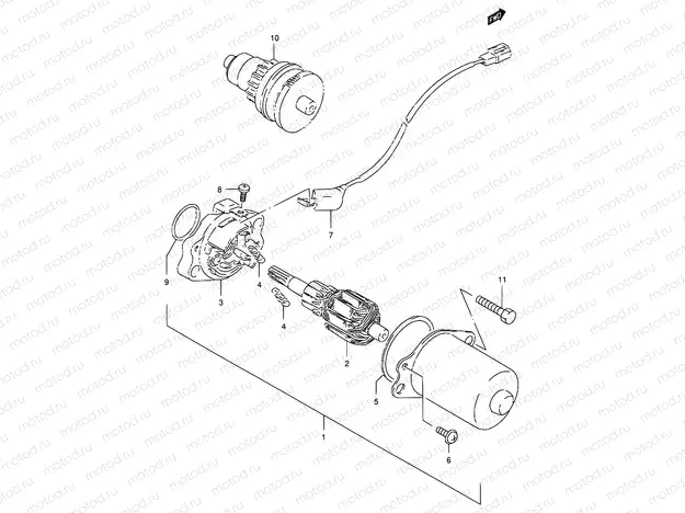 13 - STARTING MOTOR