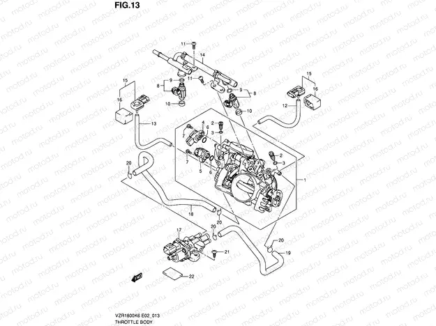 13 - THROTTLE BODY