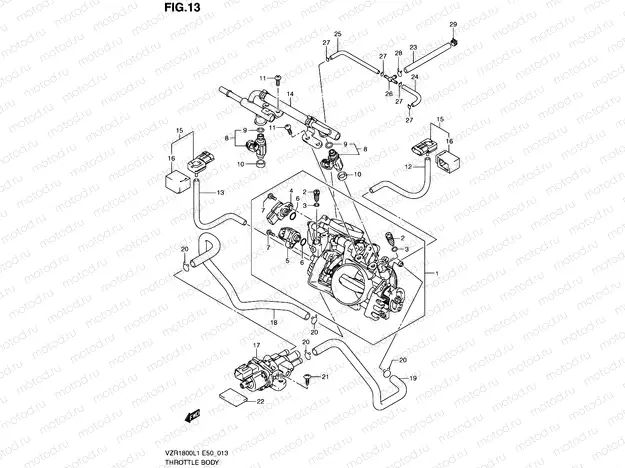 13 - THROTTLE BODY