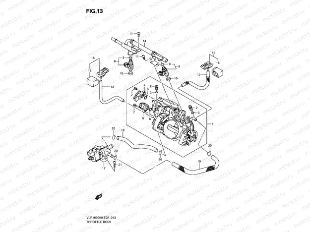 13 - THROTTLE BODY