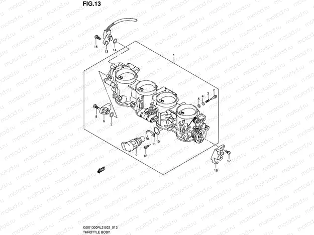 13 - THROTTLE BODY