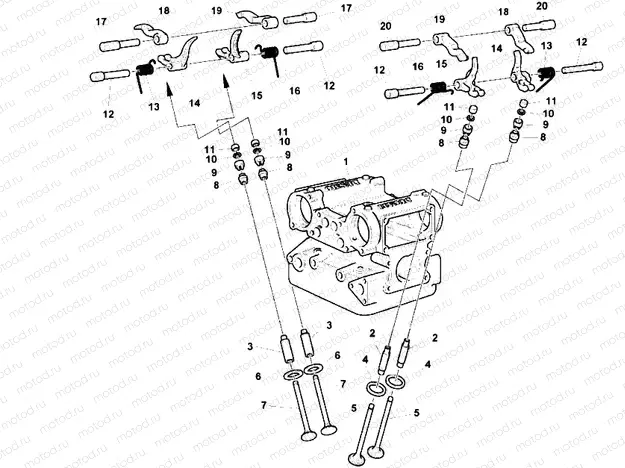 130 - CAMSHAFT » VALVE DRIVE