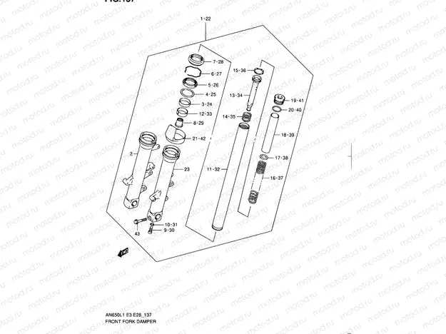137 - FRONT FORK DAMPER
