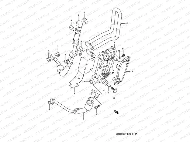 13A - OIL COOLER (OPTIONAL)