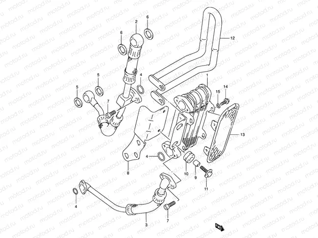 13A - OIL COOLER (OPTIONAL)