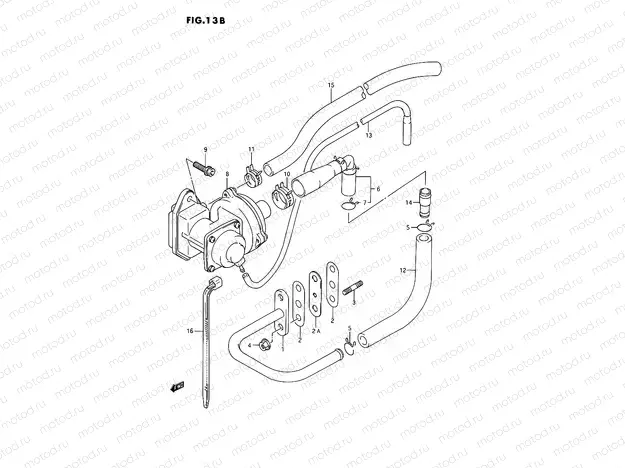 13B - SECOND AIR (DR350SL/SM E18)