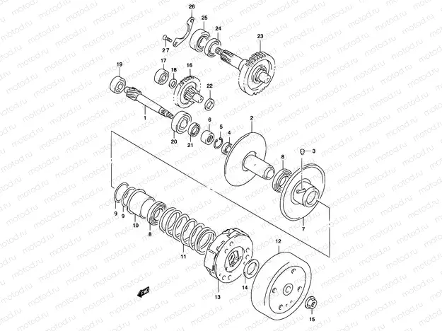 13C - TRANSMISSION (2) (MODEL AY50 K3/K4)