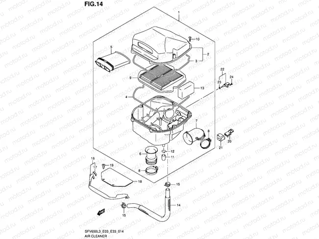 14 - AIR CLEANER