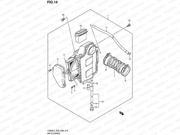 14 - AIR CLEANER