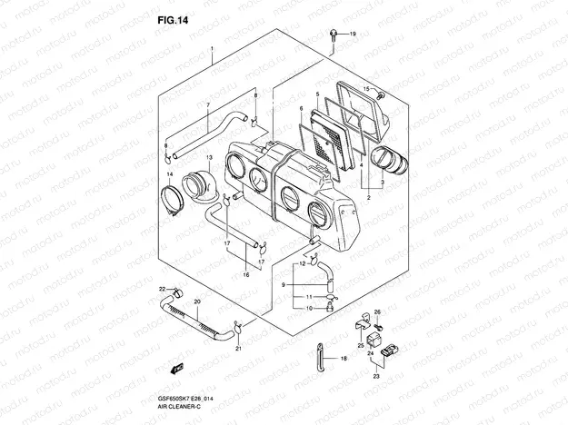 14 - AIR CLEANER