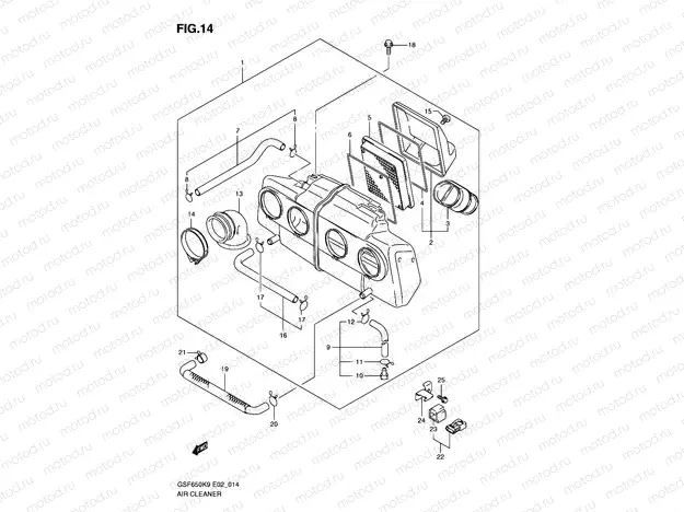 14 - AIR CLEANER