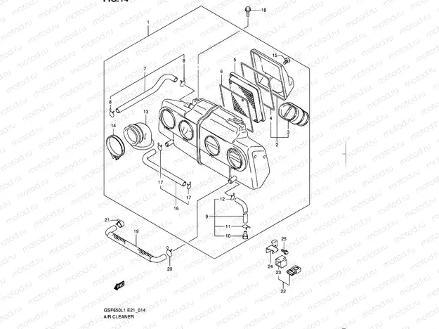 14 - AIR CLEANER