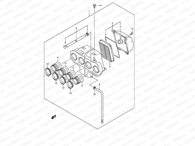 14 - AIR CLEANER