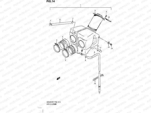 14 - AIR CLEANER