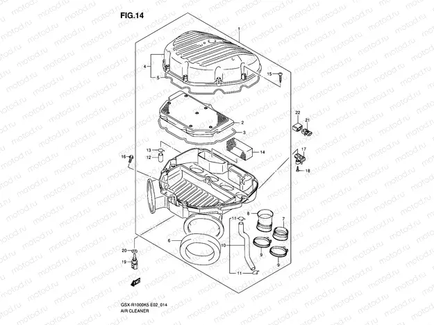 14 - AIR CLEANER