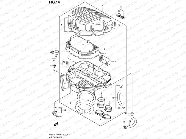 14 - AIR CLEANER