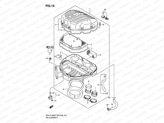 14 - AIR CLEANER