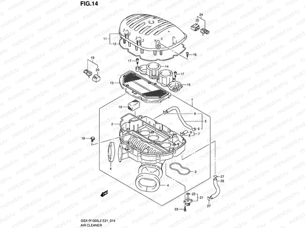 14 - AIR CLEANER