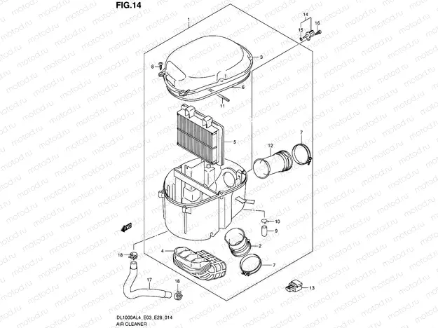14 - AIR CLEANER