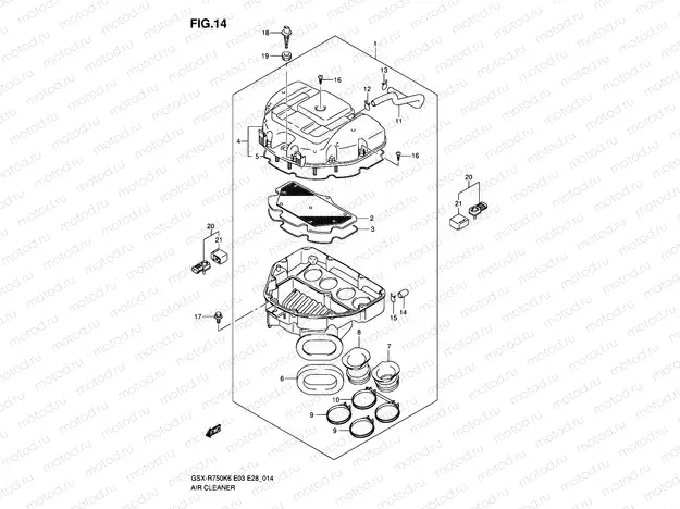 14 - AIR CLEANER