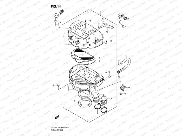 14 - AIR CLEANER