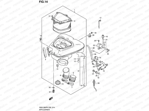 14 - AIR CLEANER