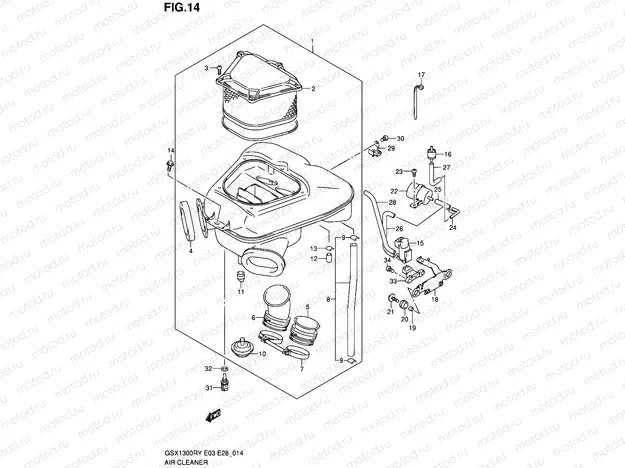 14 - AIR CLEANER