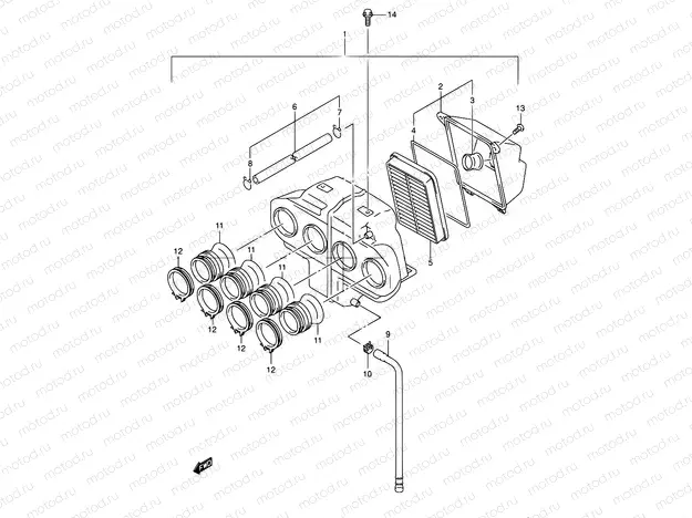 14 - AIR CLEANER