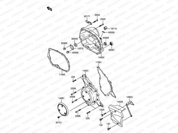 14 - ENGINE COVER