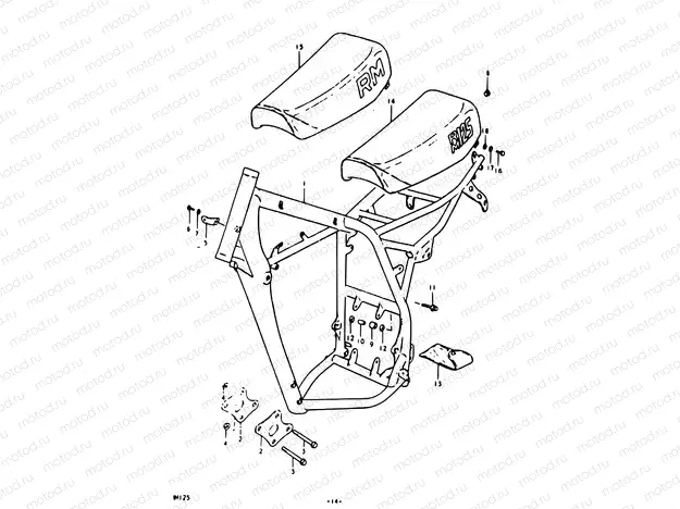 14 - FRAME - SEAT