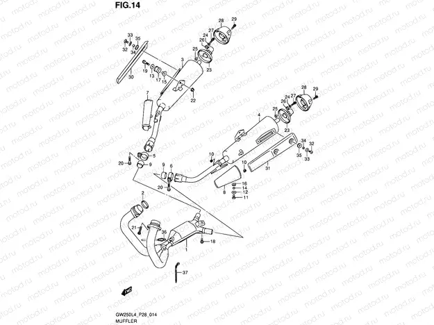 14 - MUFFLER