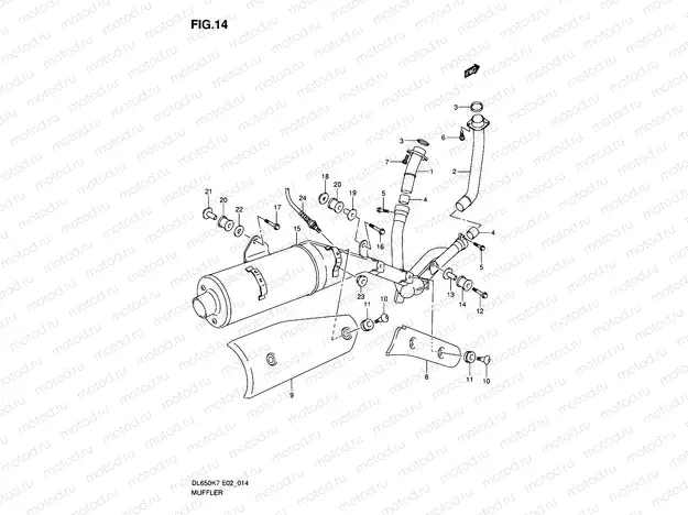 14 - MUFFLER