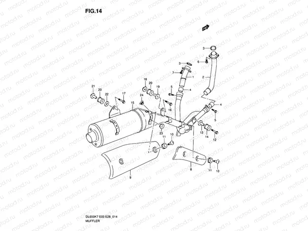 14 - MUFFLER