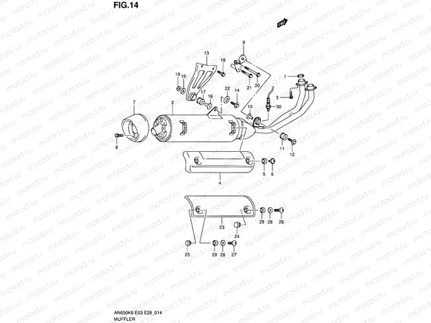 14 - MUFFLER