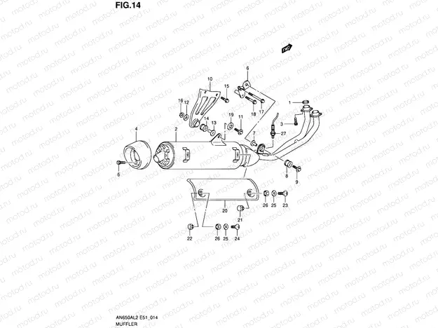 14 - MUFFLER