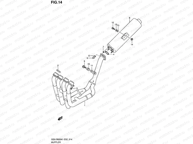 14 - MUFFLER