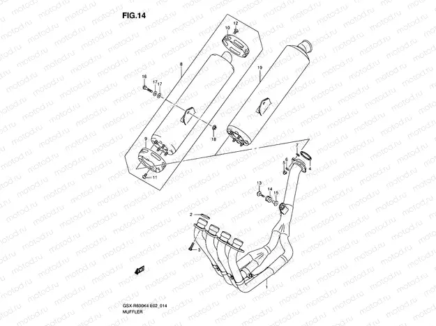 14 - MUFFLER