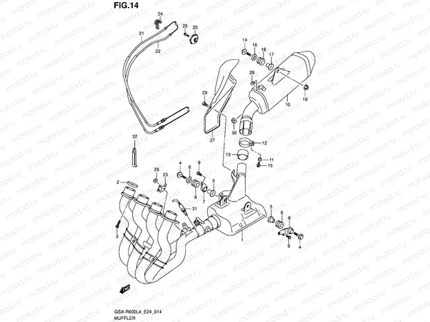 14 - MUFFLER
