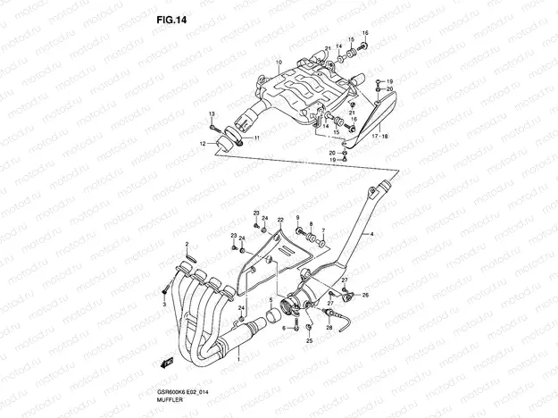 14 - MUFFLER