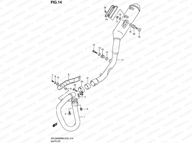 14 - MUFFLER