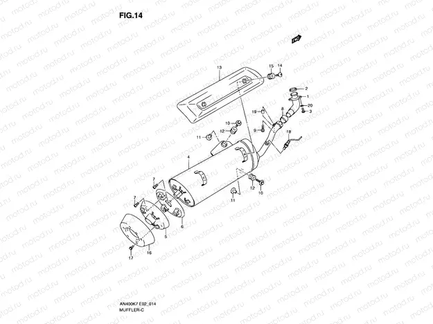 14 - MUFFLER