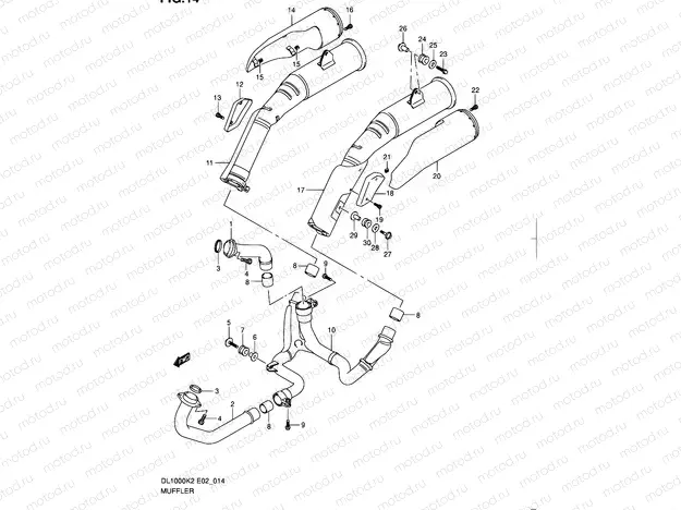 14 - MUFFLER