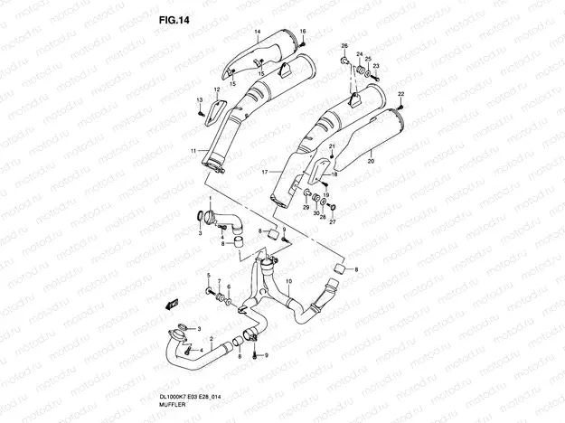 14 - MUFFLER