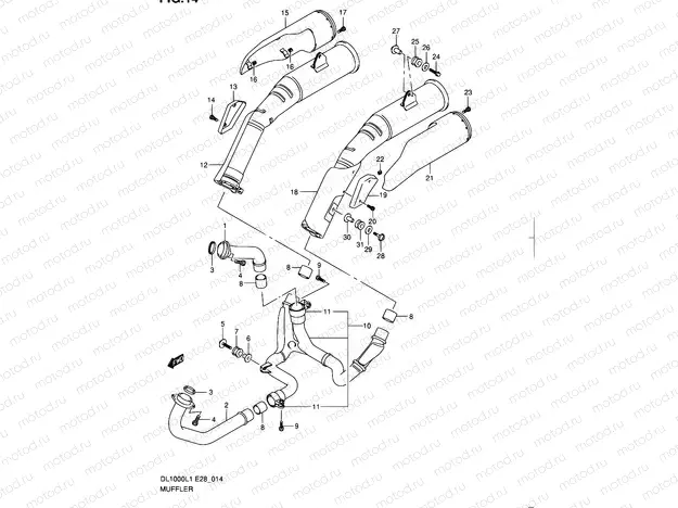 14 - MUFFLER