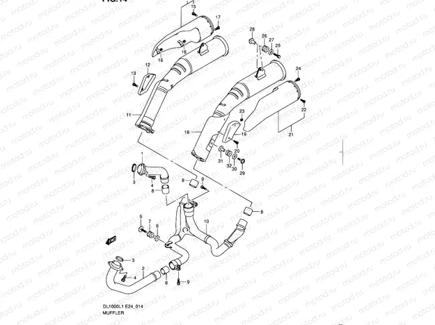 14 - MUFFLER