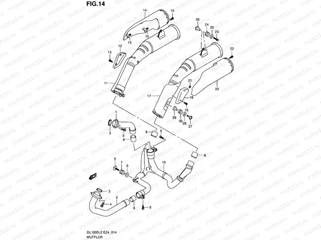 14 - MUFFLER